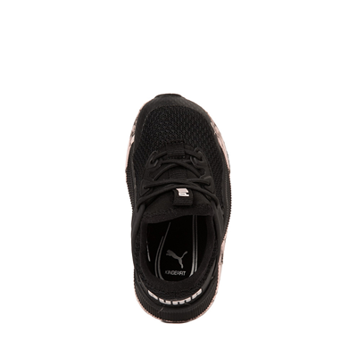 Alternate view of PUMA Pacer Future Marble Athletic Shoe - Baby / Toddler - Black / Chalk Pink