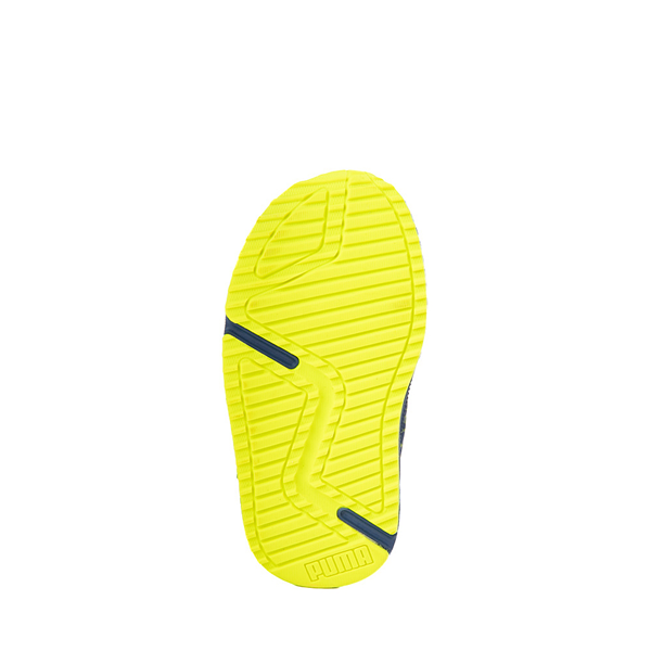 alternate view PUMA Pacer Future Scribble Athletic Shoe - Baby / Toddler - Blazing Blue / Lime SqueezeALT3