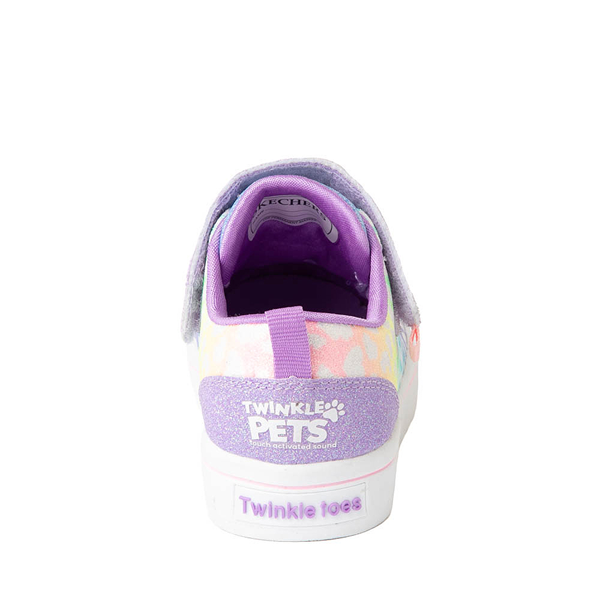 alternate view Skechers Twi-Lites Twinkle Pets Glitter Cat Sneaker - Toddler / Little Kid - LavenderALT4