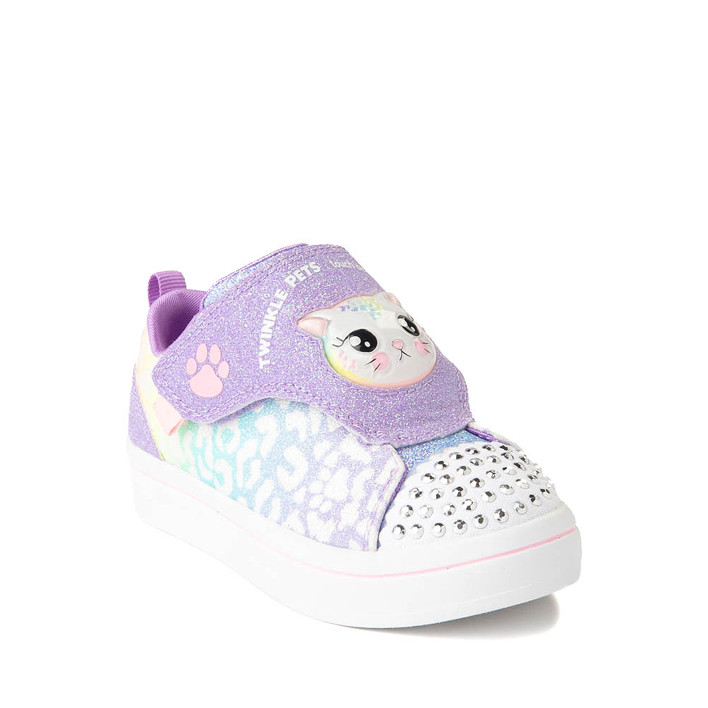 Skechers TwiLites Twinkle Pets Glitter Cat Sneaker Toddler / Little