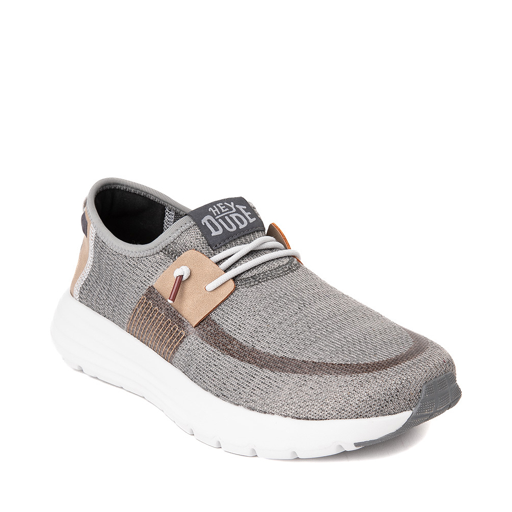 Mens Hey Dude Sirocco SlipOn Casual Shoe Grey Journeys