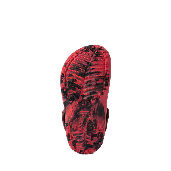 alternate view Crocs Classic Clog - Baby / Toddler - Marbled Red / BlackALT3