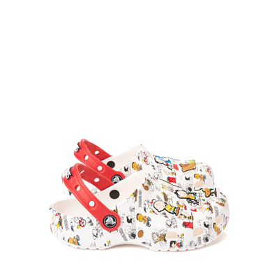 Alternate view of Crocs x Peanuts Classic Clog - Baby / Toddler - White / Red