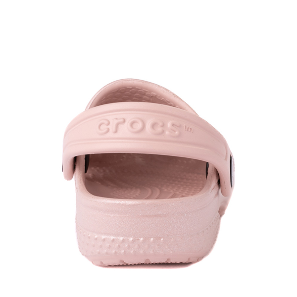 alternate view Crocs Littles™ Shimmer Clog - Baby - Pink ClayALT4