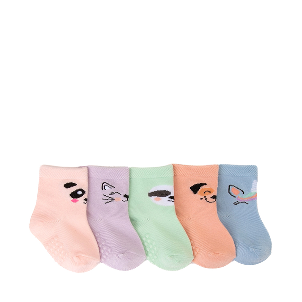 Alternate view of Critter Ankle Socks 5 Pack - Baby - Multicolor
