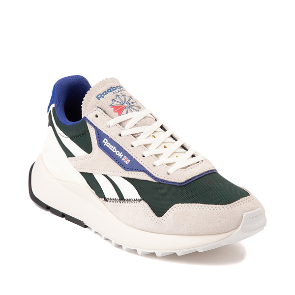 alternate view Reebok Classic Leather Legacy AZ Athletic Shoe - Chalk / Forest Green / Classic CobaltALT5
