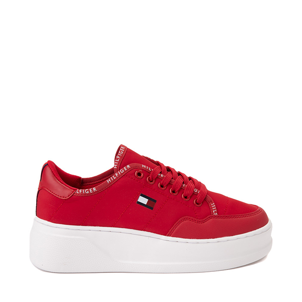 Main view of Womens Tommy Hilfiger T-Grazie 2 Lo Sneaker - Red