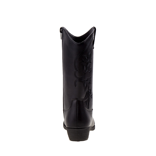 alternate view Kensie Girl Western Boot - Little Kid / Big Kid - BlackALT4