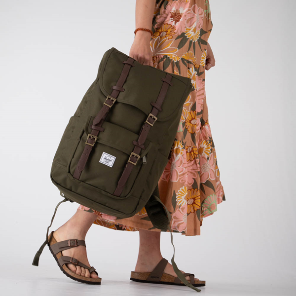 Main view of Herschel Supply Co. Little America Backpack - Ivy Green