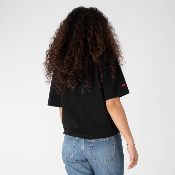alternate view Converse Y2K Floral Tee - BlackALT4