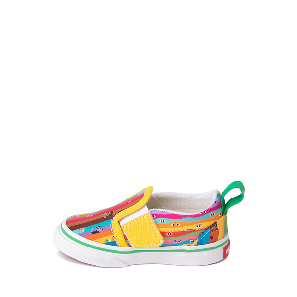 alternate view Vans x Sesame Street Slip-On V Skate Shoe - Baby / Toddler - MulticolorALT1