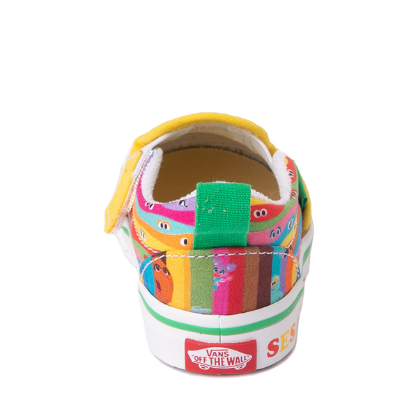 alternate view Vans x Sesame Street Slip-On V Skate Shoe - Baby / Toddler - MulticolorALT4