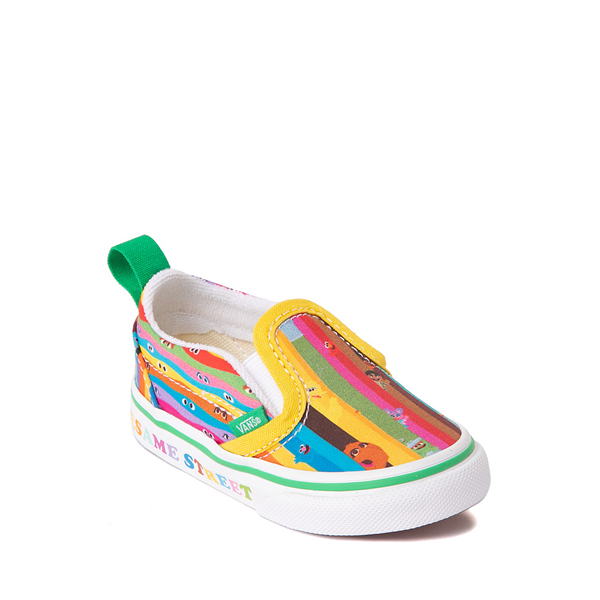 alternate view Vans x Sesame Street Slip-On V Skate Shoe - Baby / Toddler - MulticolorALT5