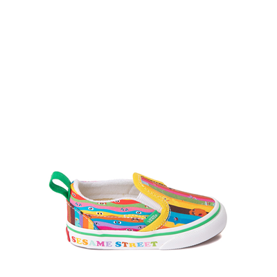 Alternate view of Vans x Sesame Street Slip-On V Skate Shoe - Baby / Toddler - Multicolor