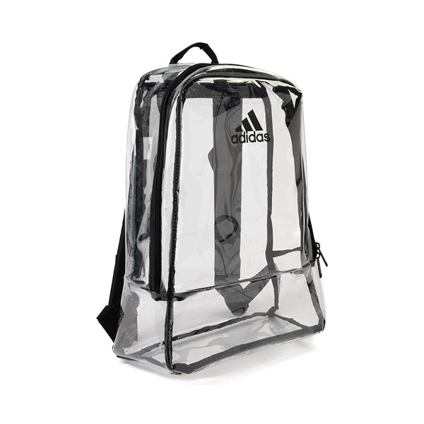 alternate view adidas Clear Backpack - Clear / BlackALT4B