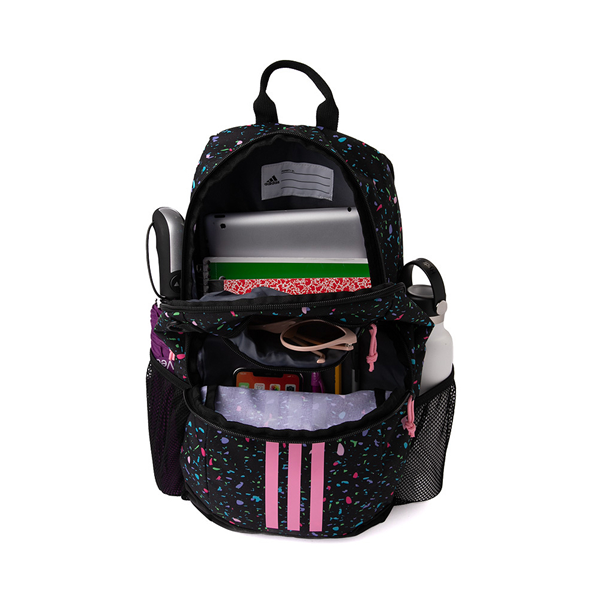 alternate view adidas Young BTS Creator 2 Backpack - Black / Pink / Speckled MulticolorALT1