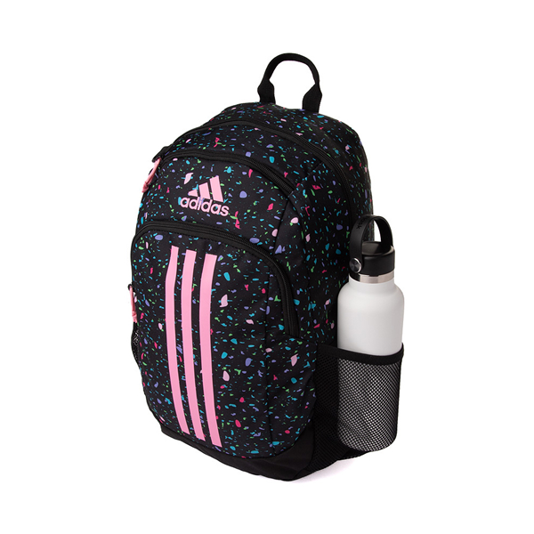 alternate view adidas Young BTS Creator 2 Backpack - Black / Pink / Speckled MulticolorALT4