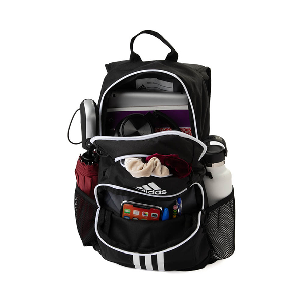 alternate view adidas Creator 2 Backpack - Black / WhiteALT1