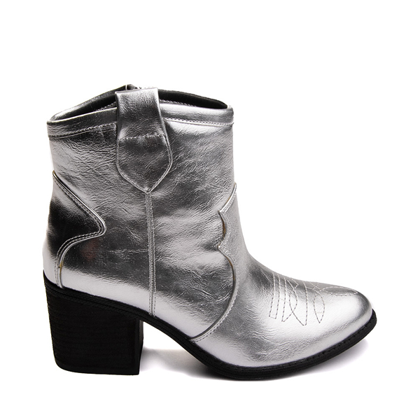 Main view of Womens Dirty Laundry Unite Western Boot - Silver