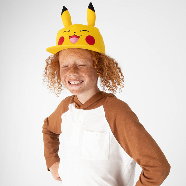 alternate view Pokémon Pikachu Snapback Cap - Little Kid / Big Kid - YellowALT2