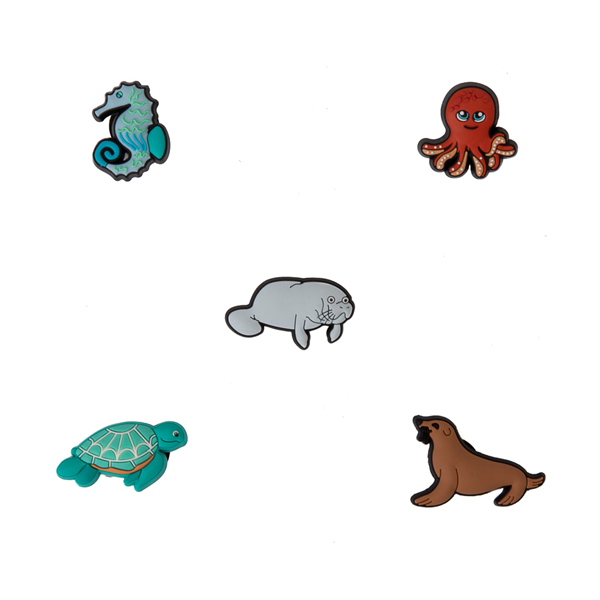 Crocs Jibbitz&trade; Sea Creatures Shoe Charms 5 Pack - Multicolor