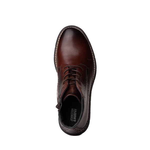 alternate view Johnston and Murphy Holden Boot - Little Kid / Big Kid - MahoganyALT2