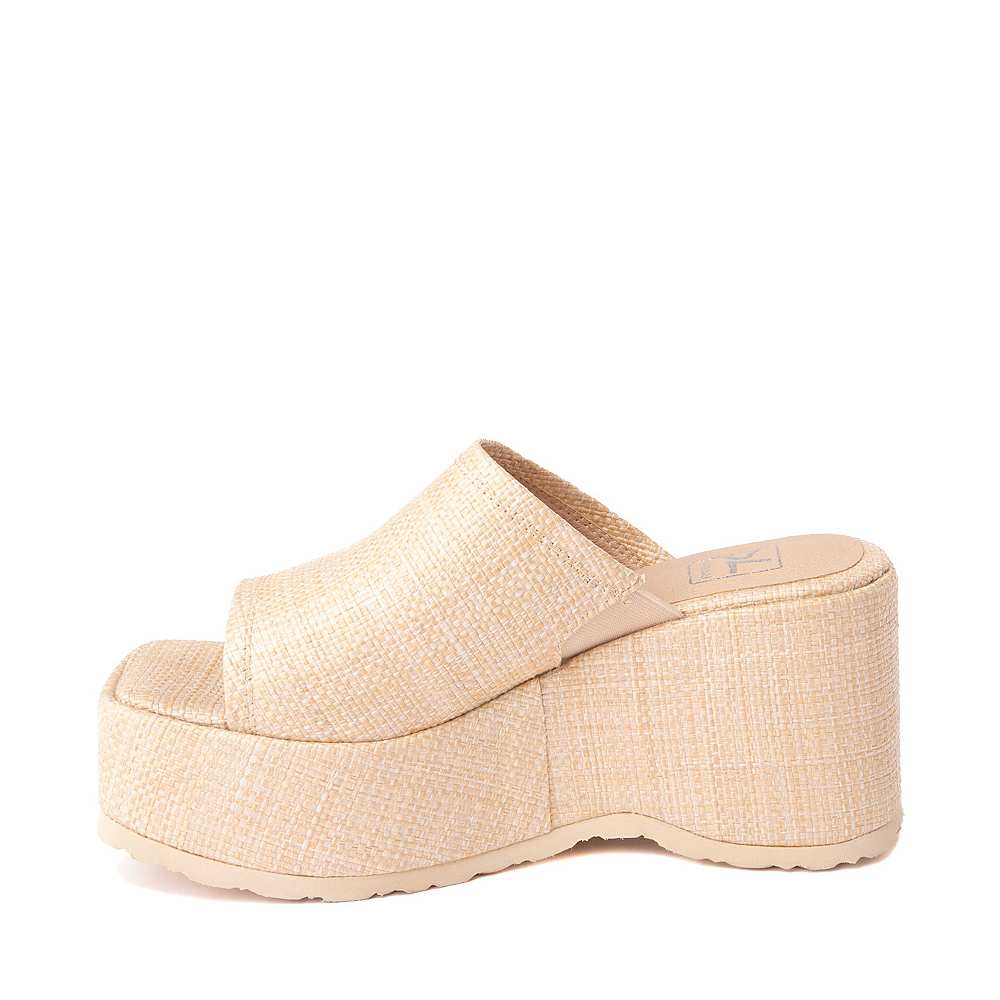 Womens Dirty Laundry Trighton Platform Slide Sandal - Natural | Journeys