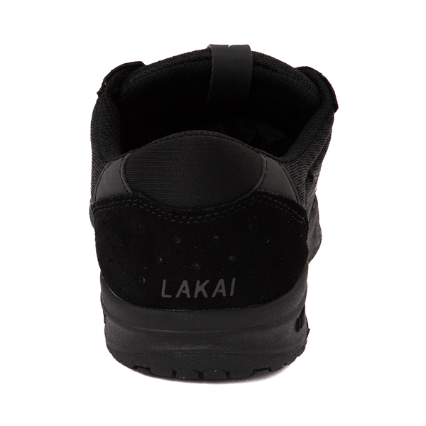 alternate view Mens Lakai Atlantic Skate Shoe - Black MonochromeALT4