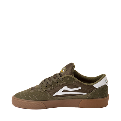 Alternate view of Mens Lakai Cambridge Skate Shoe - Olive / Gum