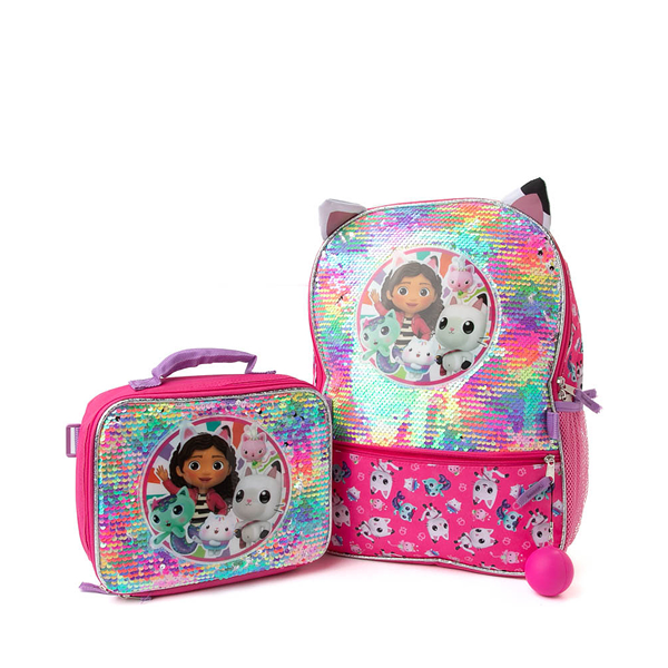 Main view of Gabby's Dollhouse Backpack Set - Pink