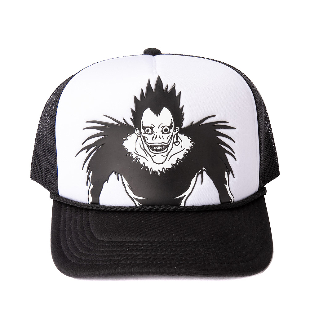 Death Note Trucker Hat - Black / White