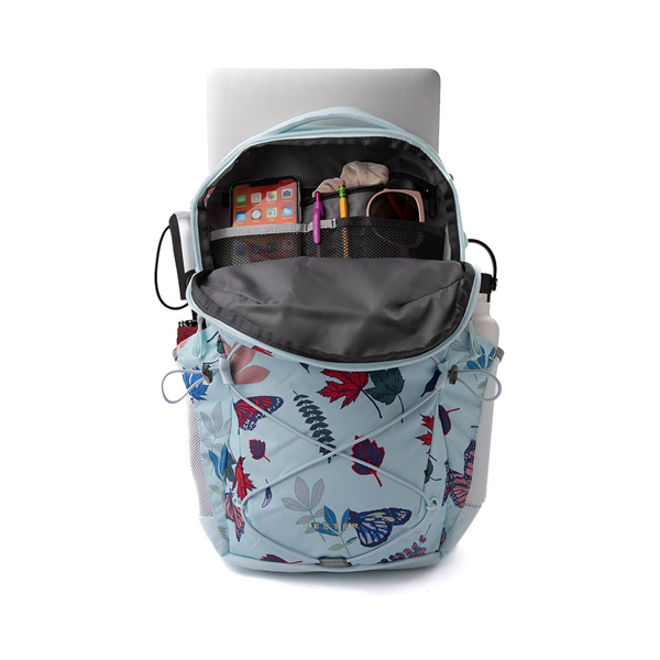 alternate view Womens The North Face Jester Backpack - Icecap Blue / FloralALT1