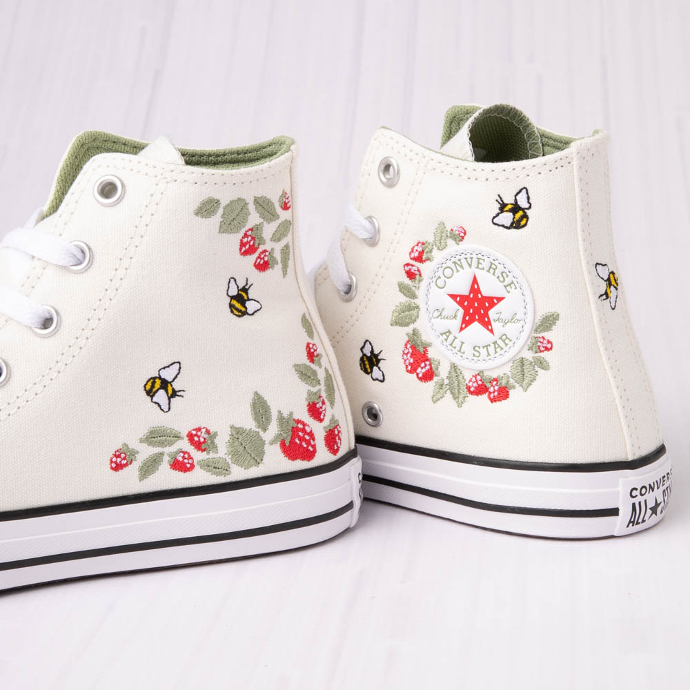 Converse Chuck Taylor All Star Hi Berries and Bees Sneaker - Little Kid - Natural