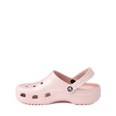 Alternate view of Crocs Classic Shimmer Clog - Little Kid / Big Kid - Pink Clay