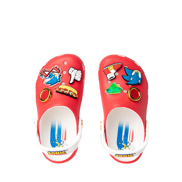 alternate view Crocs x Sonic The Hedgehog™ Classic Clog - Baby / Toddler - RedALT2