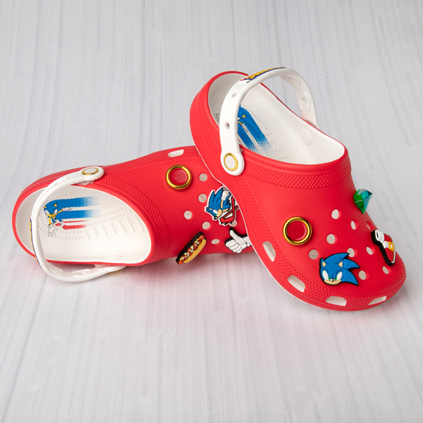 Main view of Crocs x Sonic The Hedgehog&trade; Classic Clog - Baby / Toddler - Red