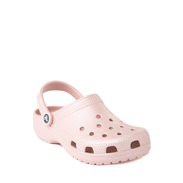 alternate view Crocs Classic Shimmer Clog - Baby / Toddler - Pink ClayALT5