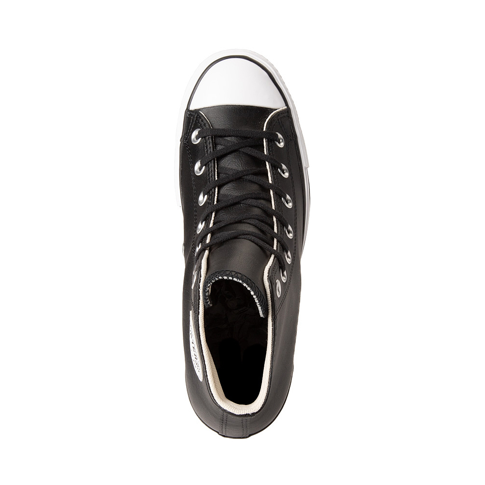 Womens Converse Chuck Taylor All Star Hi Lift Leather Sneaker - Black ...