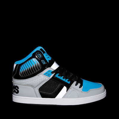 Alternate view of Mens Osiris NYC 83 CLK Skate Shoe - Supervent / Gray / Black / Blue