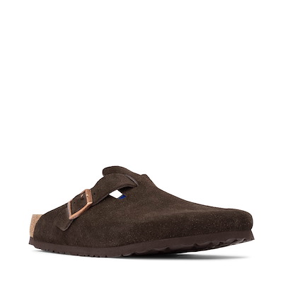 Mens Birkenstock Boston Soft Footbed Clog - Mocha | Journeys