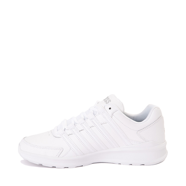 alternate view Mens K-Swiss Vista Athletic Shoe - White / MonochromeALT1