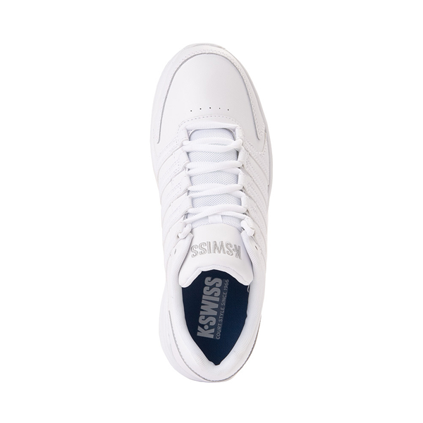 alternate view Mens K-Swiss Vista Athletic Shoe - White / MonochromeALT2