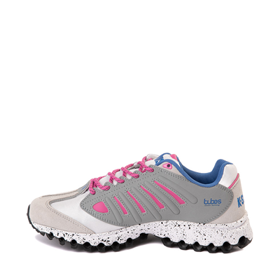 Alternate view of Womens K-Swiss Tubes Pharo S - Gray / Blue / Pink