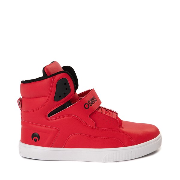 Main view of Mens Osiris Rize Ultra Skate Shoe - Red / Red / Black