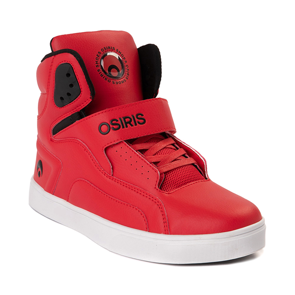 alternate view Mens Osiris Rize Ultra Skate Shoe - Red / Red / BlackALT5