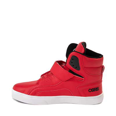 Alternate view of Mens Osiris Rize Ultra Skate Shoe - Red / Black