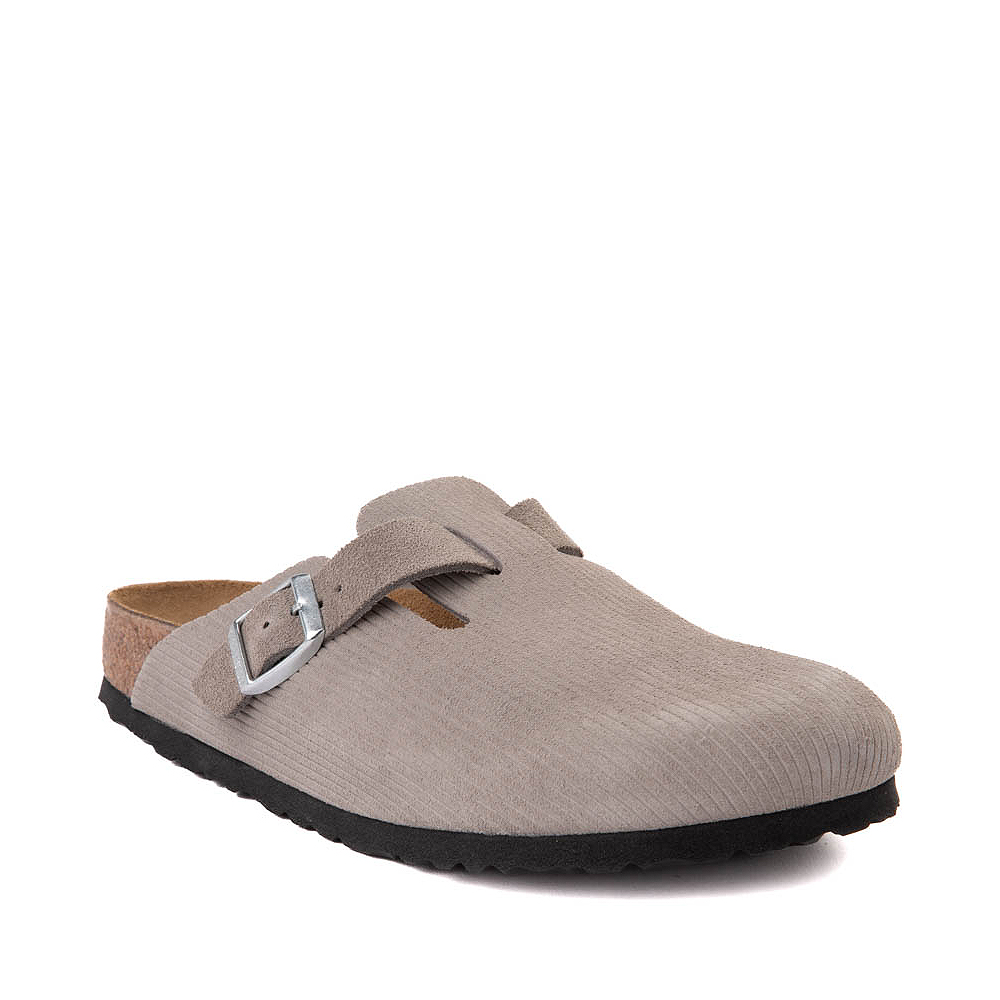 Mens Birkenstock Boston Corduroy Clog - Stone Coin | Journeys