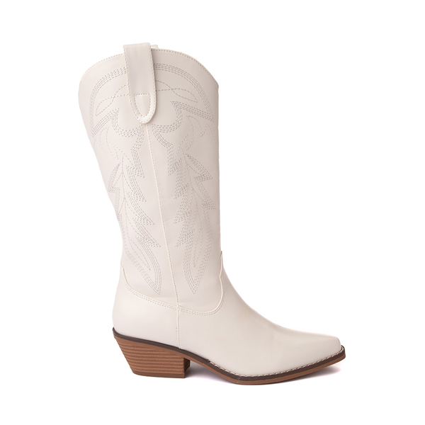 Main view of Womens Madden Girl Rangle Western Boot - Off White
