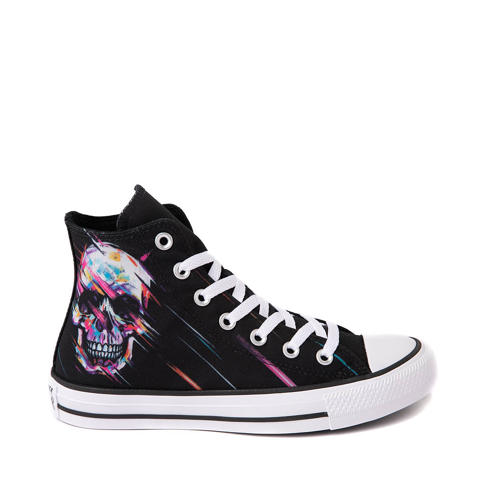 Converse Chuck Taylor All Star Hi Skull Sneaker - Black