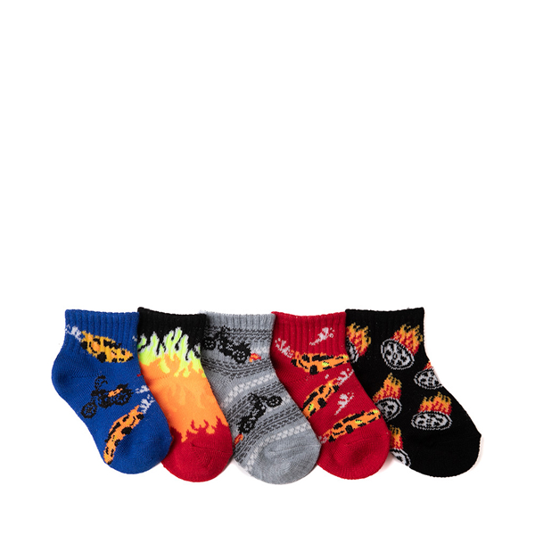 Main view of Fast Glow Quarter Socks 5 Pack - Baby - Multicolor